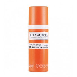 Fotoprotector Facial Antimanchas Piel seca SPF50 Bella Aurora 50 ml