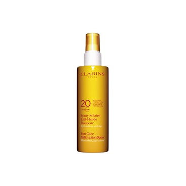 Spray Solar Leche-Fluido Suave Protección media UVA/UVB 20 Clarins 150 ml