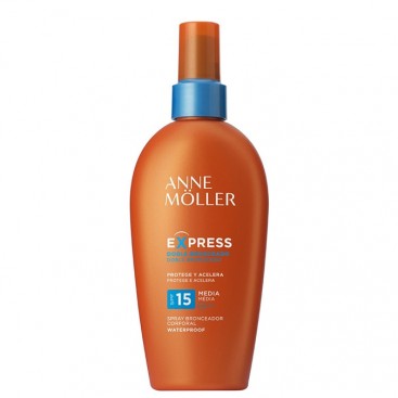 Anne Moller Express Bronceador Rápido Corporal spf15 spray 200 ml